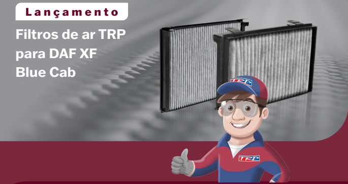 Filtros de ar TRP para DAF XF Blue Cab